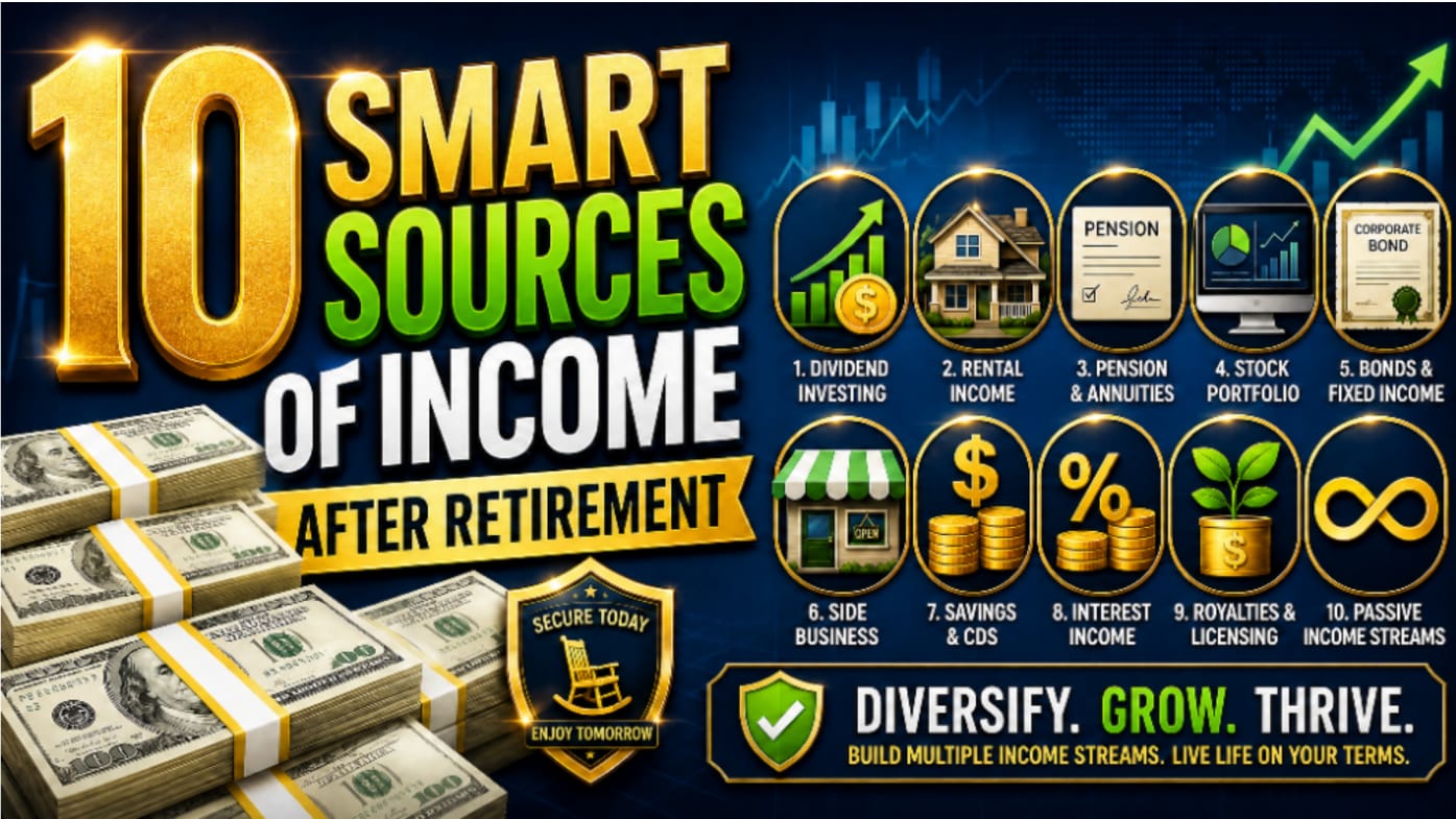 10 smart sources of income after retirement