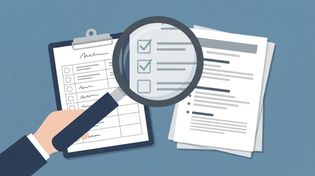Magnifying_glass_over_checklist